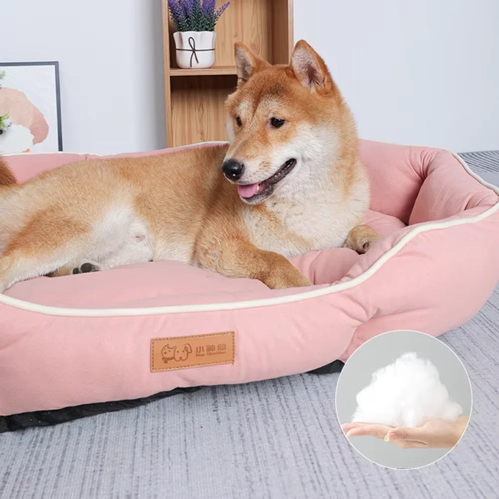 🛋️🐾 Large Pet Sofa Bed – Winter Warm Dog & Cat Sleeping Cushion