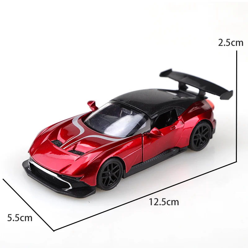 1:36 Alloy Pullback Racing Car – Metal Die‑Cast Toy Model for Kids & Collectors