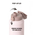 TYESO Large Capacity Insulated Water Bottle – Leakproof Travel Mug with Handle 💧✨