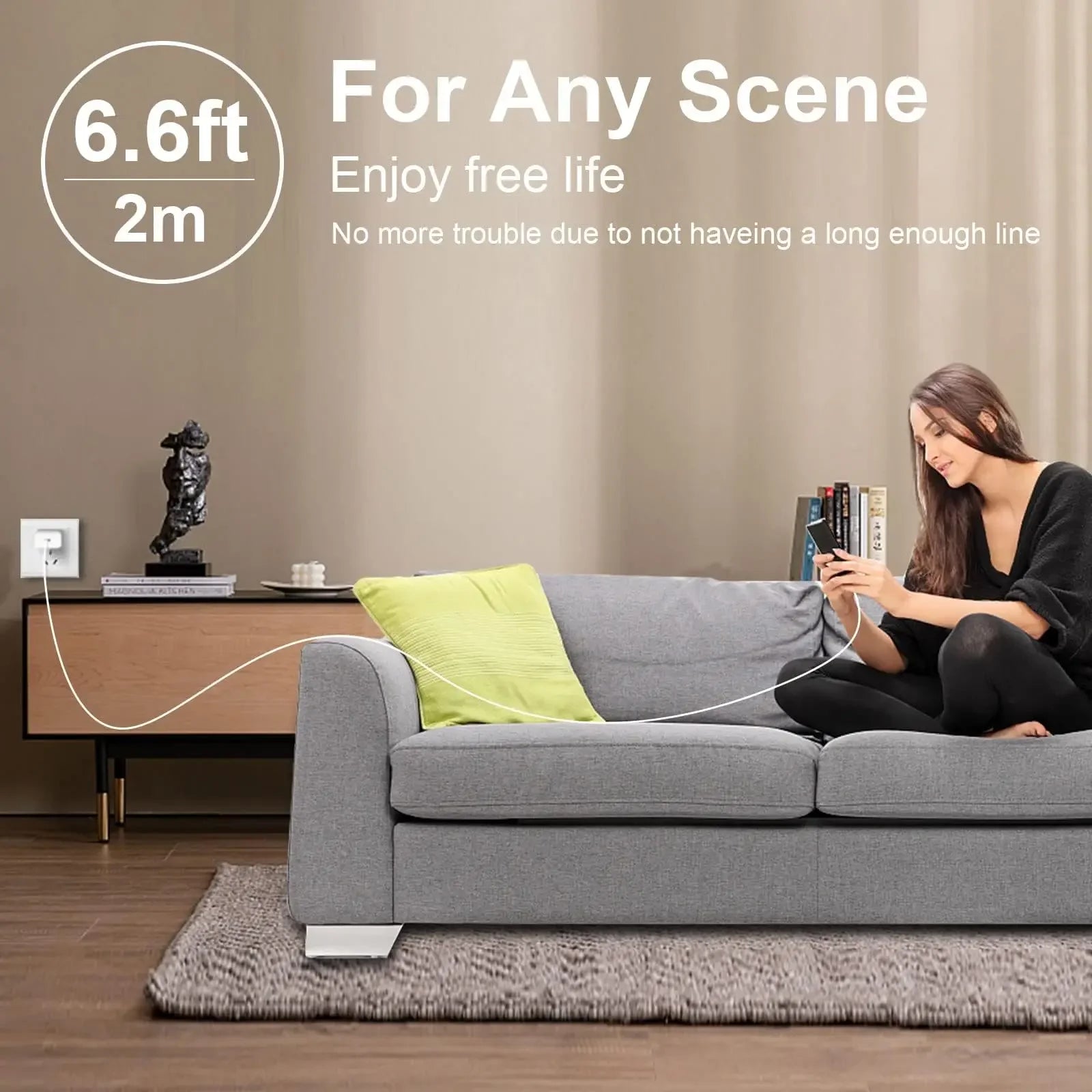 20W USB-C Fast Charger with 6FT Cable – For iPhone & iPad