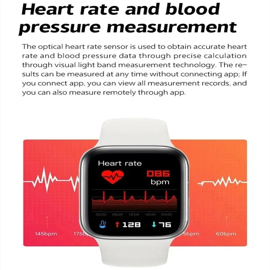 New Smartwatch for Men & Women – 1.73" HD Bluetooth Call Smart Watch for Android & iOS | Heart Rate, Blood Oxygen & Blood Pressure Monitor | Fitness Activity Tracker (LAXASFIT)