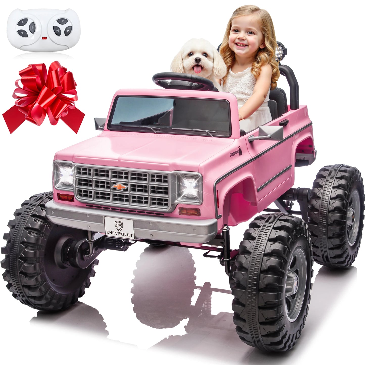 🚙 Licensed Chevrolet Cheyenne 24V Kids Ride-On Truck – 2x200W Motors, Parent Remote Control, 2-Seater Electric Car for Kids (Ages 3-8)