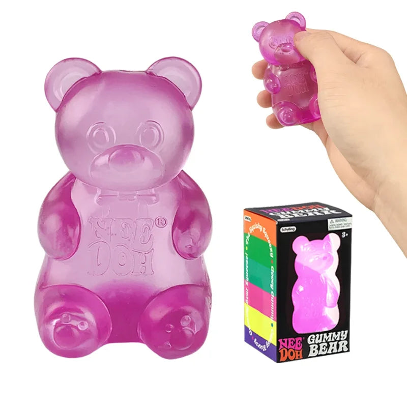 NeeDoh Bear Squishy – Soft Sensory Fidget Toy