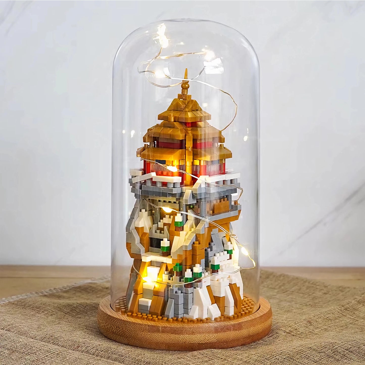 🧱✨ Educational MOC Mini Building Blocks – Exquisite Handmade Assembly Model for Kids | Desktop Decoration & Holiday Gift