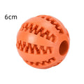 Natural Rubber Dog Chew Toy Ball – Extra-Tough Interactive Treat & Tooth Cleaning Ball 2" (5cm)