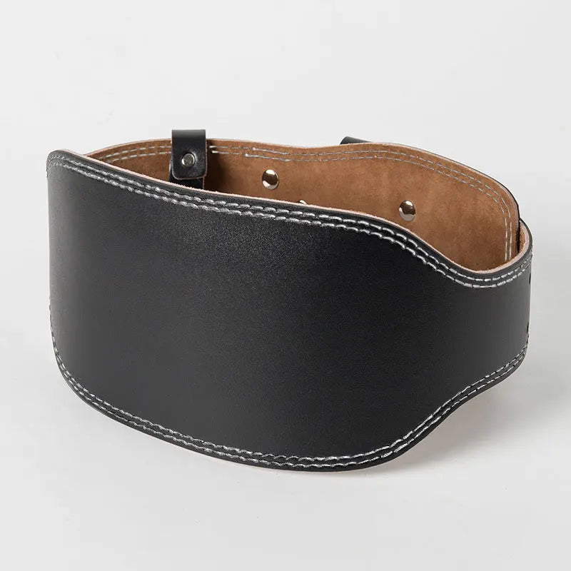 Professional Leather Squat Belt 🏋️ | Durable Back Support for Heavy Lifts 🦾✨