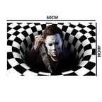 Horror Clown Halloween Doormat – 3D Illusion Non-Slip Mat