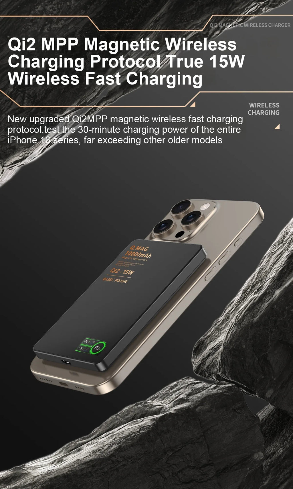 Magnetic Wireless Power Bank 5000/10000mAh | Fast Charging External Battery for iPhone 12‑17 Pro, Apple Watch & AirPods 🔋