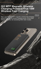 Magnetic Wireless Power Bank 5000/10000mAh | Fast Charging External Battery for iPhone 12‑17 Pro, Apple Watch & AirPods 🔋