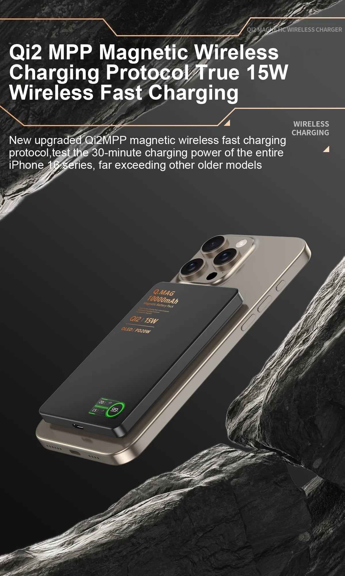Magnetic Wireless Power Bank 5000/10000mAh | Fast Charging External Battery for iPhone 12‑17 Pro, Apple Watch & AirPods 🔋