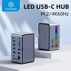 🚀💻 Hagibis USB-C Docking Station – Dual HDMI + M.2 SSD Enclosure (U100 Series)