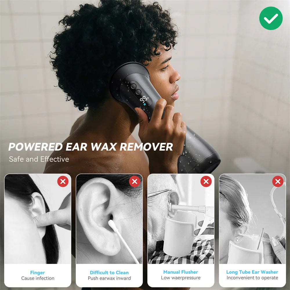 Upgraded Ear Wax Removal Kit with Temperature Sensor