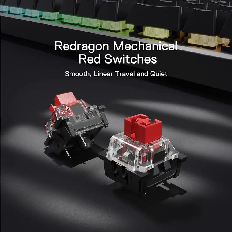 🔥⌨️ Redragon K556 PRO Wireless RGB Mechanical Keyboard – Tri-Mode Hot-Swap
