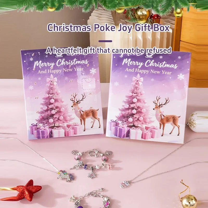 Christmas Jewelry Advent Calendar – 24-Day DIY Bracelet Gift Box