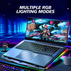 ❄️🌈 COOLCOLD Air Compression RGB Laptop Cooling Pad – Ultra-Quiet USB Cooler