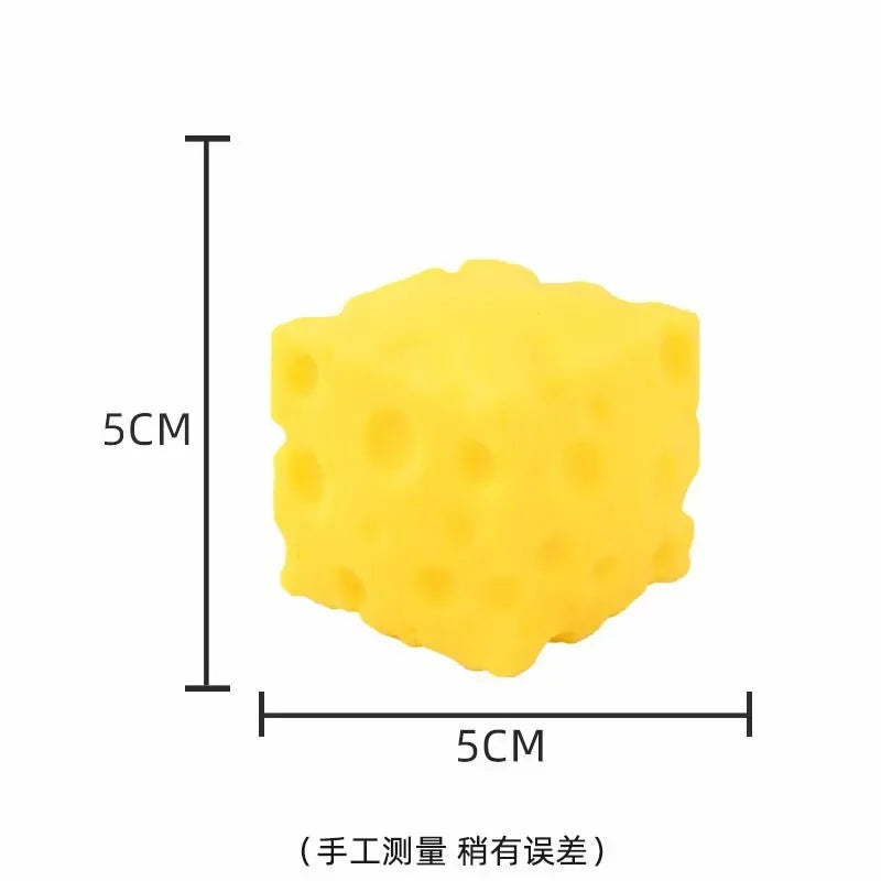 Yellow Cheese Squishy Toy – Squeeze & Stress Relief Fidget Toy