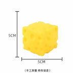Yellow Cheese Squishy Toy – Squeeze & Stress Relief Fidget Toy