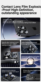 SmartDevil Camera Lens Glass Protector for iPhone 17 / 16 Pro Max