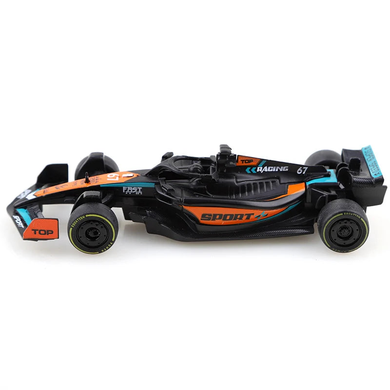 (Bagged) 1.43 Alloy Model Racing Car Toy, Exquisite Formula Alloy Pullback Racing Car, Children's Toy, Best Birthday Gift.