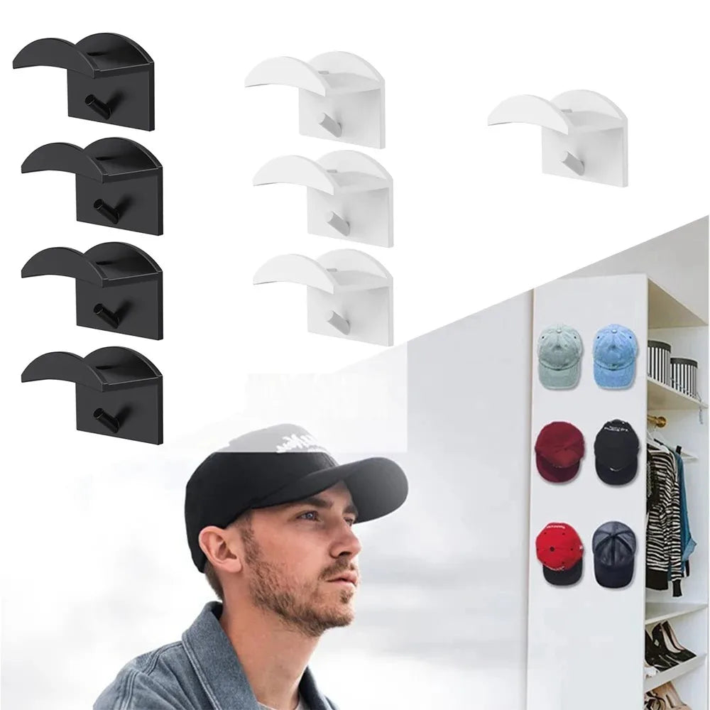 🧢✨ Drill-Free Baseball Cap Storage Box – Portable Hat Organizer (2/4/8/10 PCS)