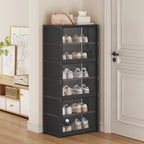 👟✨ Large Transparent Dustproof Shoe Rack Cabinet (5–9 Levels) 🧼 | Closed Shoe Organizer for 12–24 Pairs 👞 | Modern Shoe Storage for Bedroom, Living Room & Garage 🏠