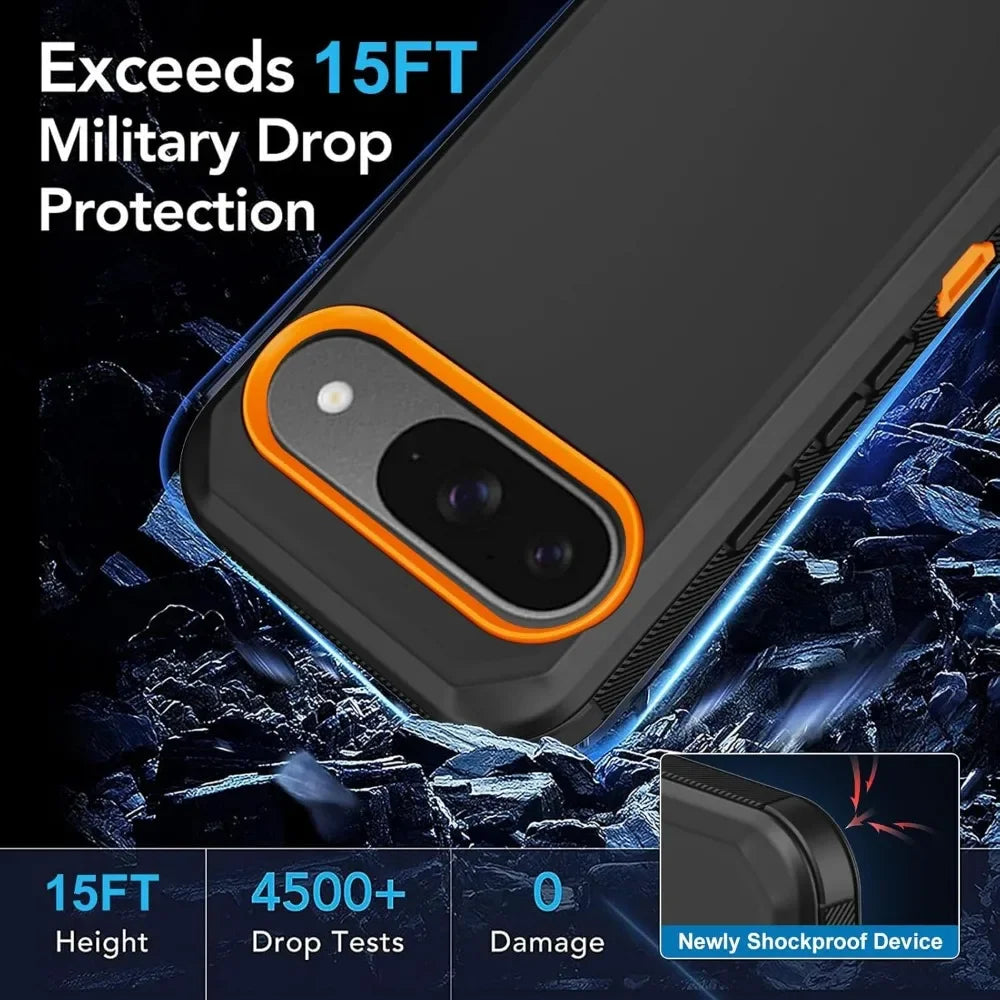 Military Grade Matte Rugged Case for Google Pixel Series