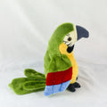 🦜💬 Talking Macaw Parrot Plush Toy – Voice Repeating Electronic Stuffed Bird with Animated Movement