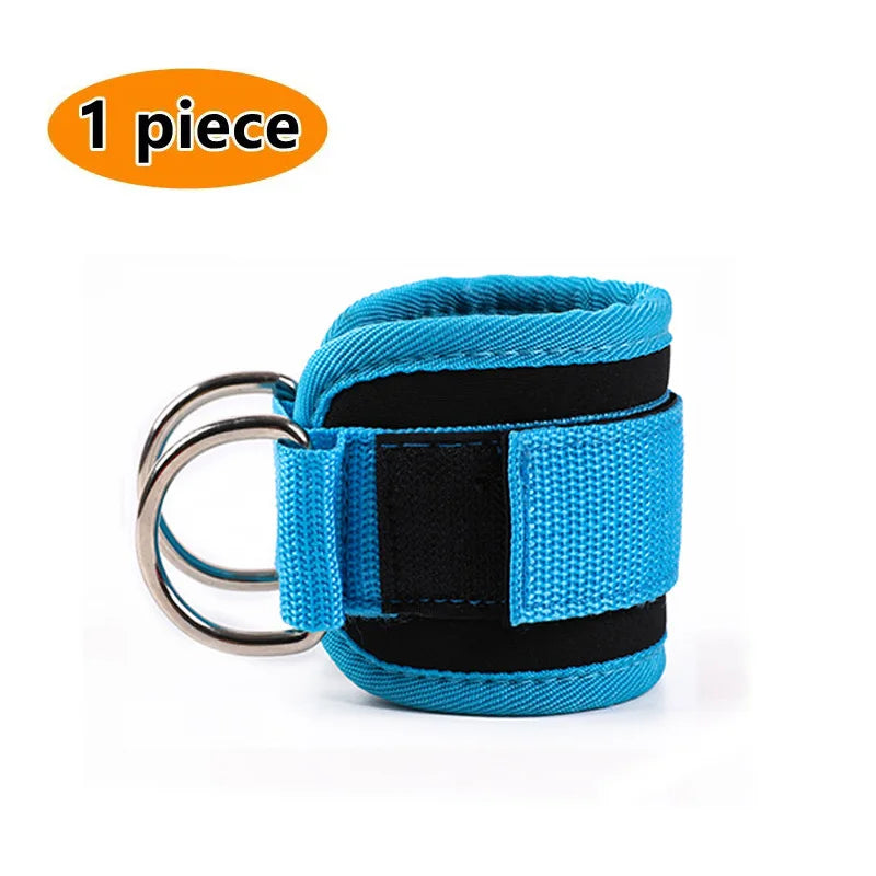 Double D-Ring Cable Ankle Straps – Gym Ankle Cuffs for Glutes, Legs & Strength Training🍑🏋️‍♀️