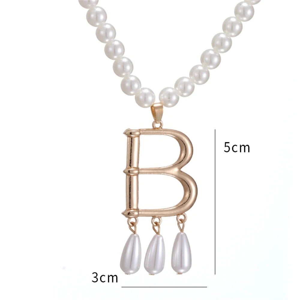 👑✨ Fashion Queen Anne Boleyn Cosplay Necklace 🤍 | Faux Pearl Renaissance Noble Jewelry 💎 | Halloween Royal Costume Accessory for Women 🎃