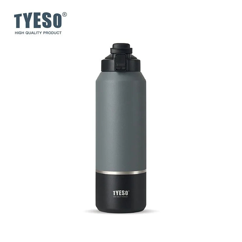 TYESO Large Capacity Insulated Water Bottle – Leakproof Travel Mug with Handle 💧✨