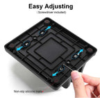 💻📚 Dual-Slot Vertical Laptop Stand – Adjustable Desktop Dock