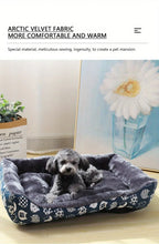 🛋️🐾 Winter Plush Pet Bed Sofa – Cozy Dog & Cat Mat
