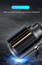 100W/200W QC3.0 PD Mini Car Charger 12-24V Lighter Fast Charging Car USB Type C Charger for Xiaomi Samsung Huawei iPhone Power