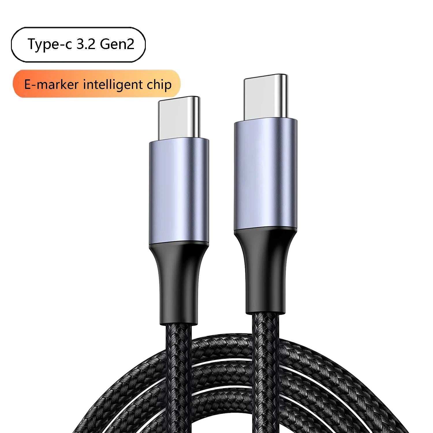⚡🔌 100W USB-C PD 10Gbps Cable with 4K 60Hz Video (E-Marker)