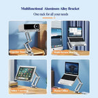 💻🔄 Eary Laptop Arm Mount for Desk – 360° Rotating Adjustable Stand