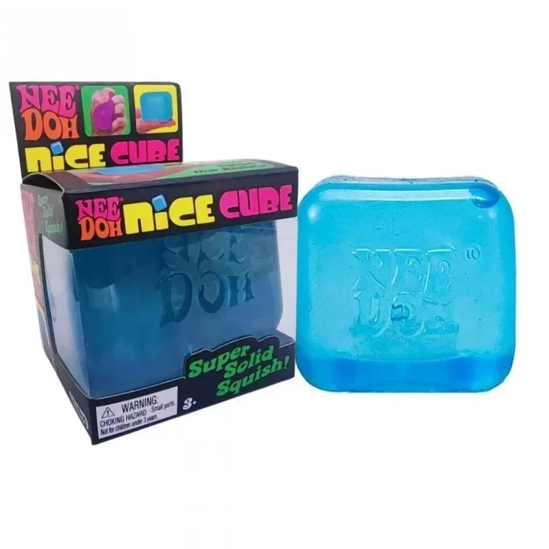 NeeDoh Sensory Cube – Soft Gel-Filled Slow-Rebound Fidget Toy