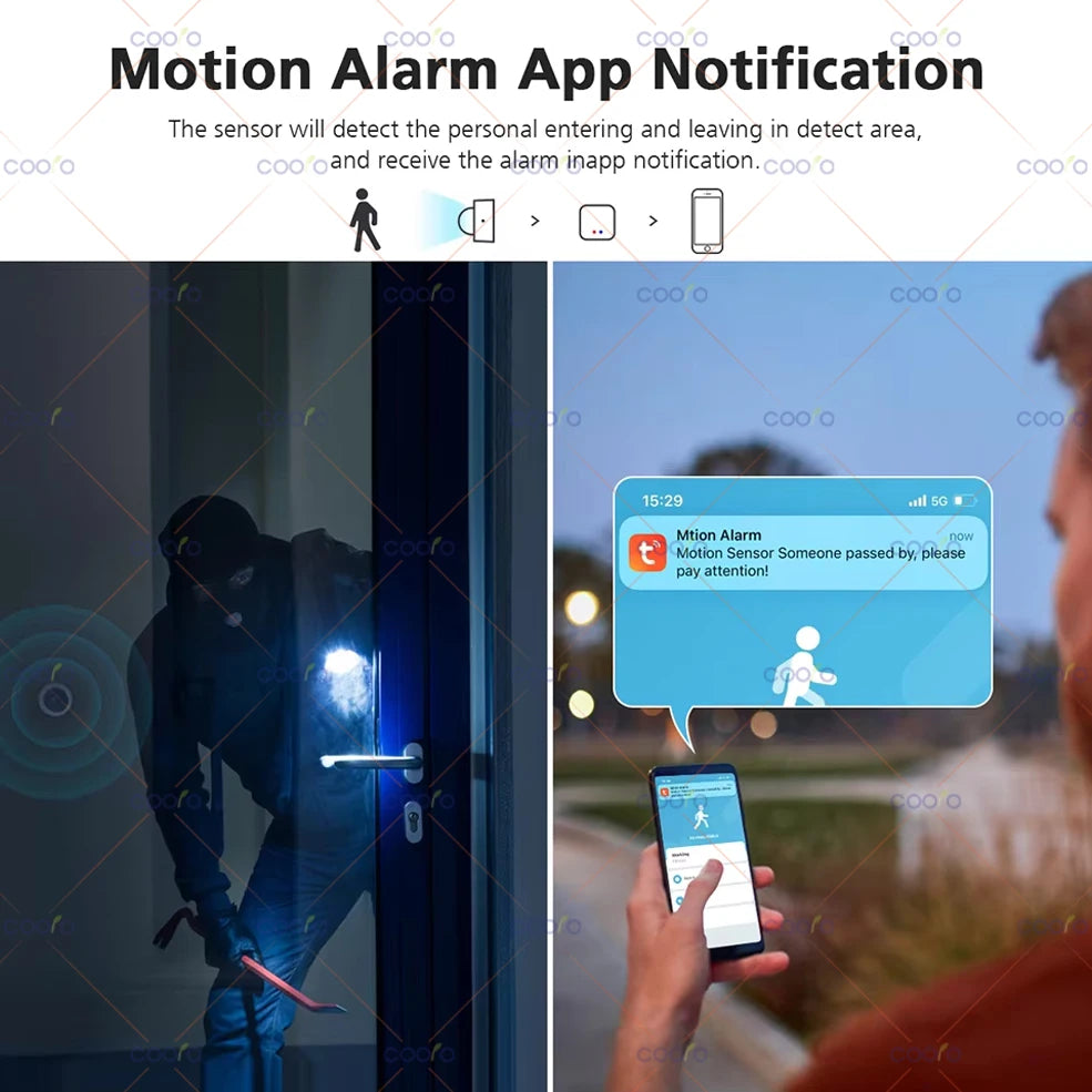 🚶‍♂️✨ Tuya Zigbee 3.0 Motion Sensor | PIR + Lux Detection Smart Infrared Sensor 🔐 | Human Body Anti-Theft Security Detector