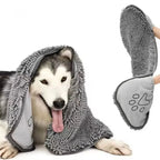 🛁🐾 Pet Absorbent Bath Towel – Quick-Drying Golden Hair Blanket