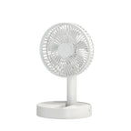 🌬️🔋 USB Foldable Mini Fan – 4 Speeds & Timer Table Fan