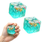 Ocean Shell Squishy Stress Ball – Transparent Star Maltose Fidget Toy
