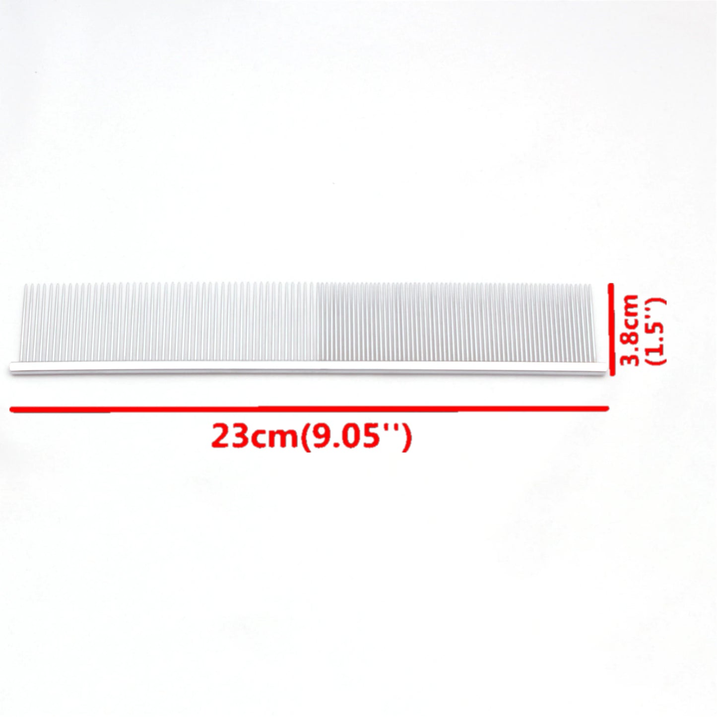 Metal Dog Grooming Comb – Gold Professional Pet Hair Care Tool