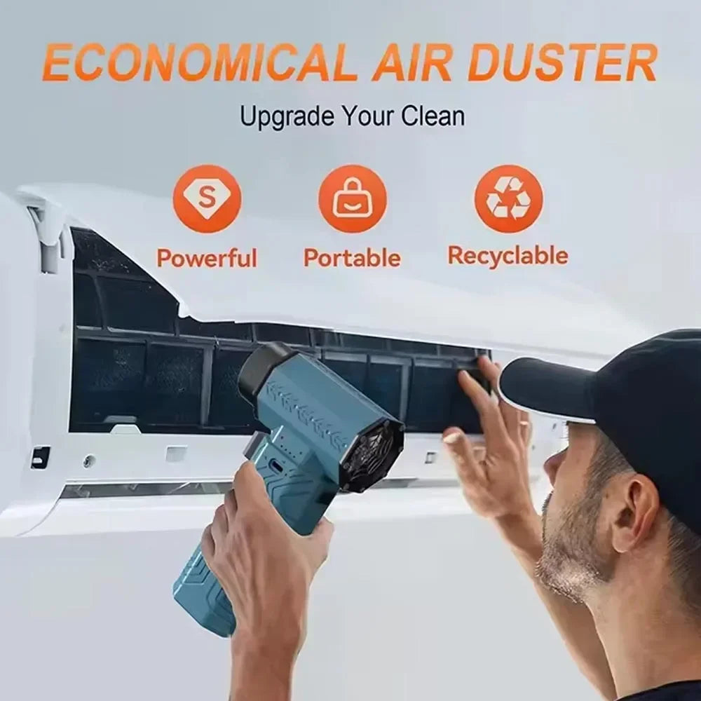 Air Blower 880000RPM High Speed  Mini Turbo Jet Fan 10000MAH 600g Thrust 70m/s Wind Brushless Duster leaf Removal Dryer keyboard