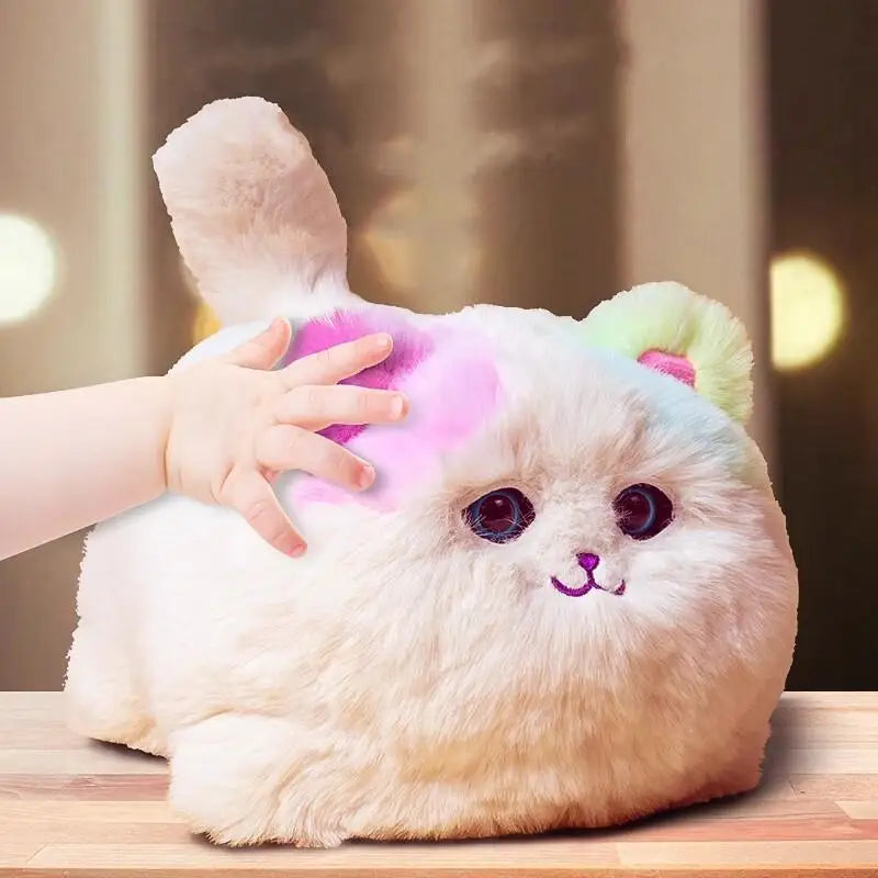 🐱🐶✨ Simulation Electric Plush Cat & Dog Toy – Interactive Talking Huggy Pet for Kids | Electronic Companion Gift