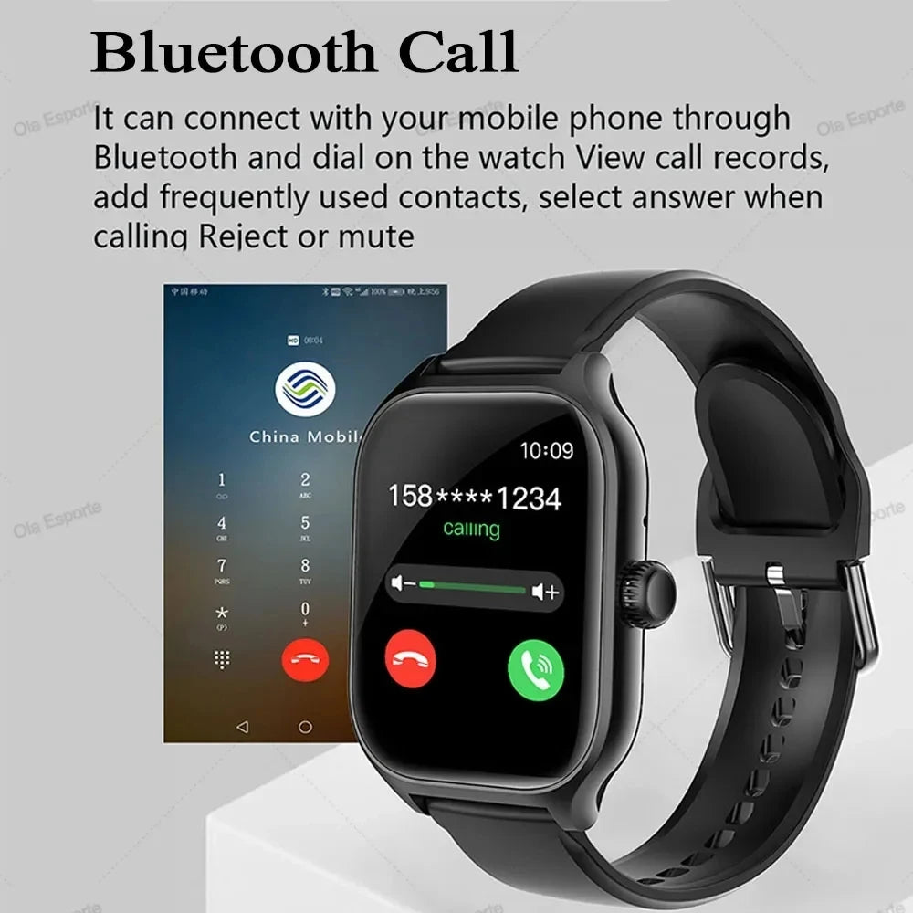 1.83" HD Smart Watch – Bluetooth Call & Sports Mode for Android & iOS