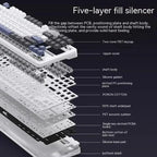 AULA F87 Pro Mechanical Keyboard – Tri-Mode Wireless RGB 87-Key