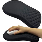 🖱️💖 Ergonomic Mouse Pad with Gel Wrist Support – Premium Lycra Fabric