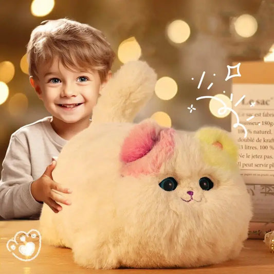 🐱🐶✨ Simulation Electric Plush Cat & Dog Toy – Interactive Talking Huggy Pet for Kids | Electronic Companion Gift