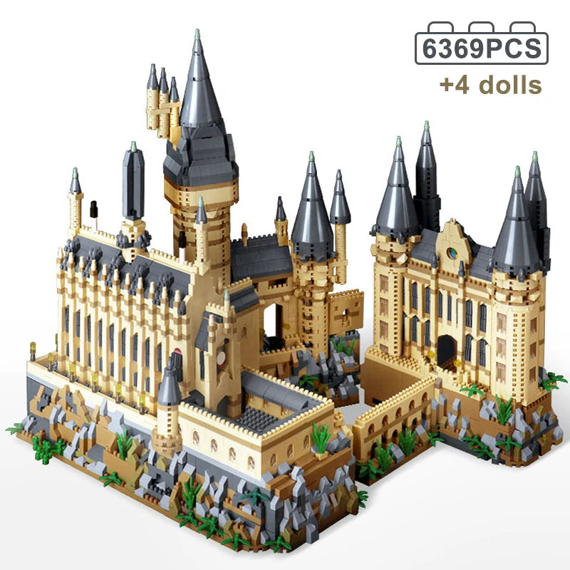 🏰✨ Micro Bricks Medieval Magic Castle – Creative City Palace Architecture Building Blocks Model for Kids & Collectors