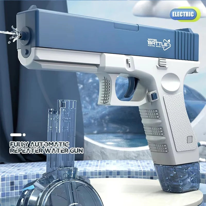 🔫💦 Electric Water Gun Toy | Portable Automatic Burst Blaster ⚡ | Kids Outdoor Summer Fun 🌞🏖️ Water Toys