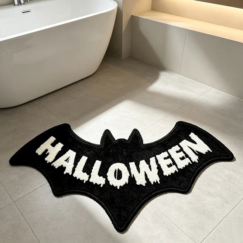 Ghost Pumpkin Halloween Rug – Soft Non-Slip Mat